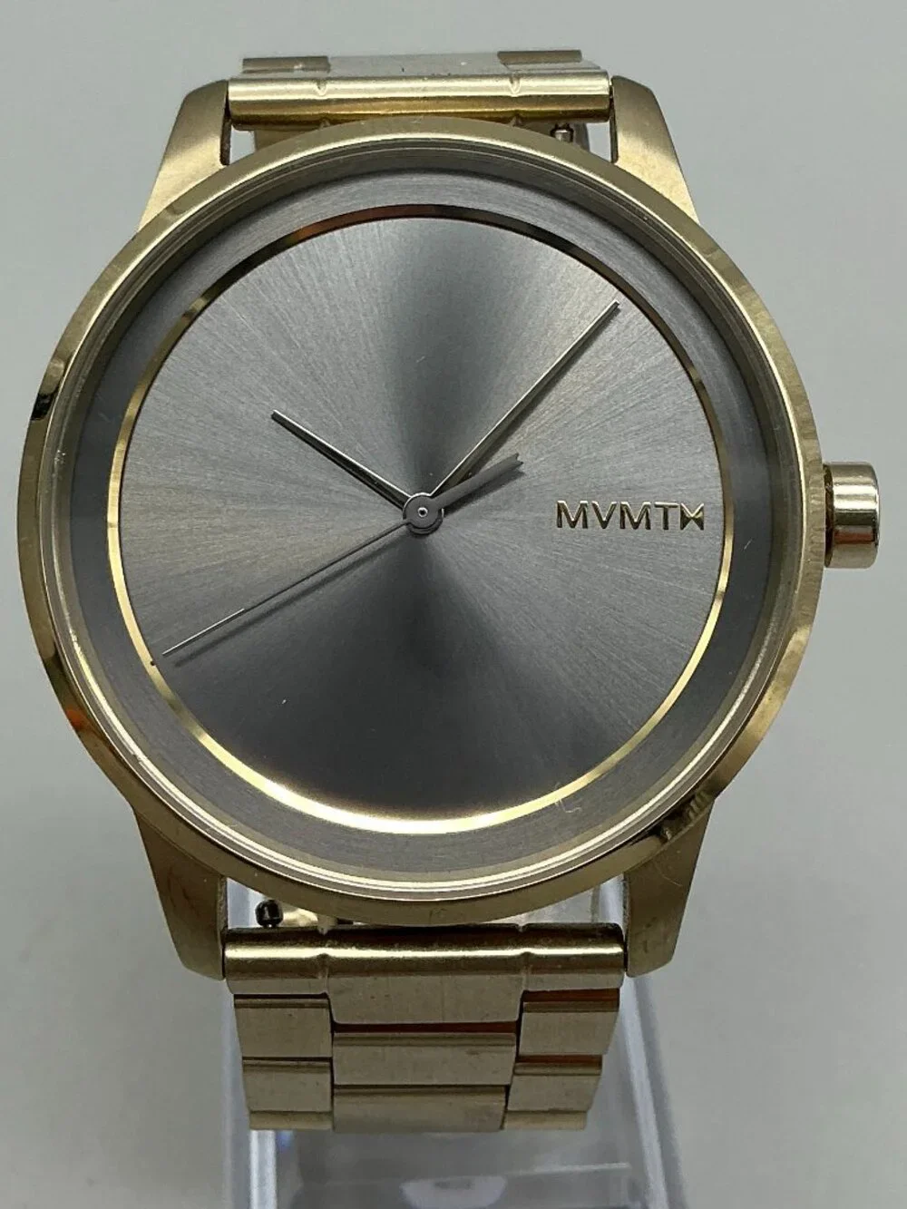 MVMT Profile Velorian Mens Watch 44mm Silver Gold Two Tone Minimalist 7